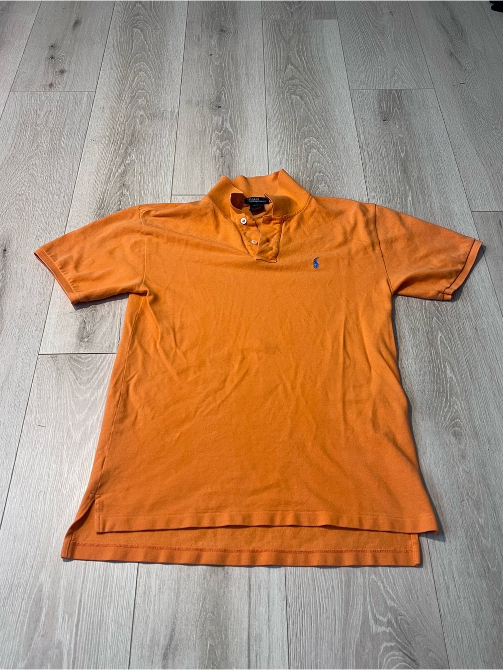 Polo by Ralph Lauren Orange Short Sleeve Polo with Embroidered Pony